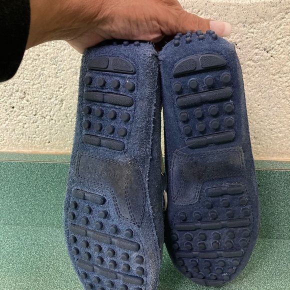 Cole Haan Blue Suede Leather Driving Moccasin - Picture 5 of 16
